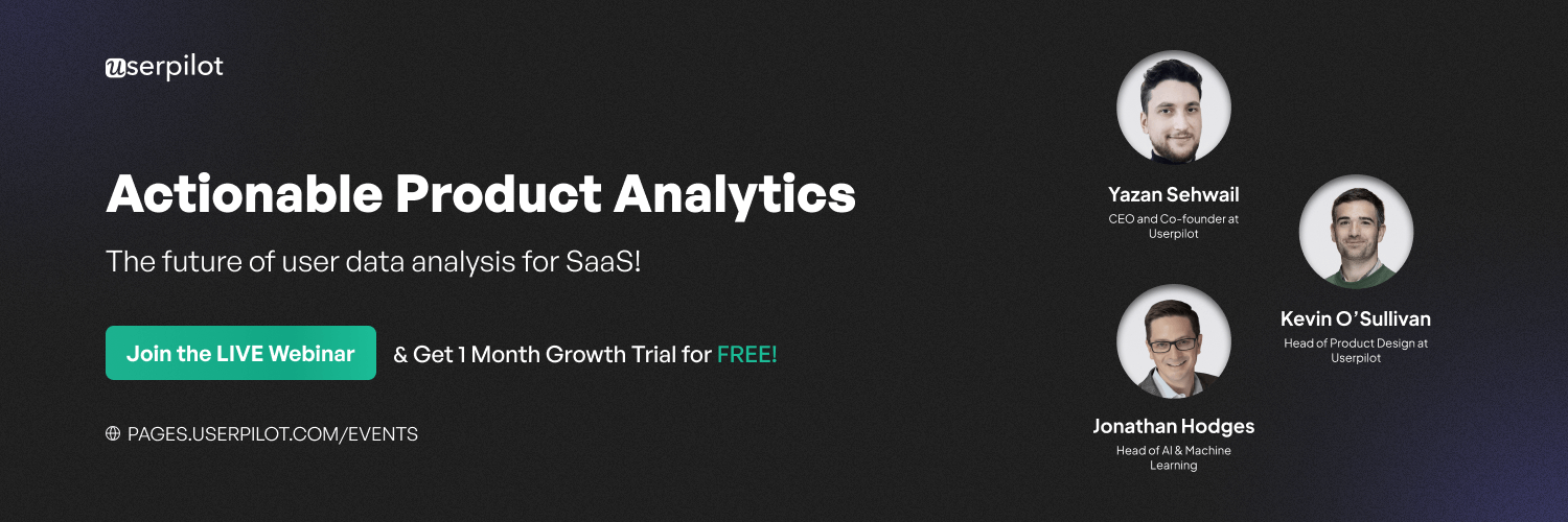 Userpilot New actionable Product Analytics